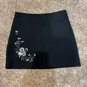 Express, black mini skirt, M